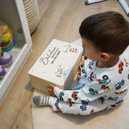 Personalized Memory Box - Baby Lion