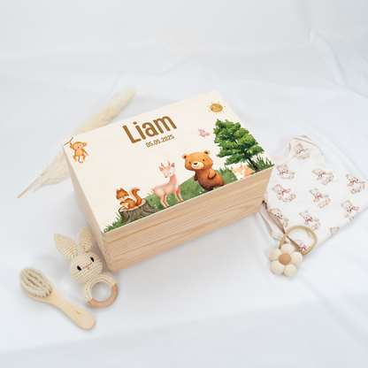 Personalized Memory Box - Baby Lion