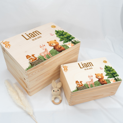Personalized Memory Box - Baby Lion