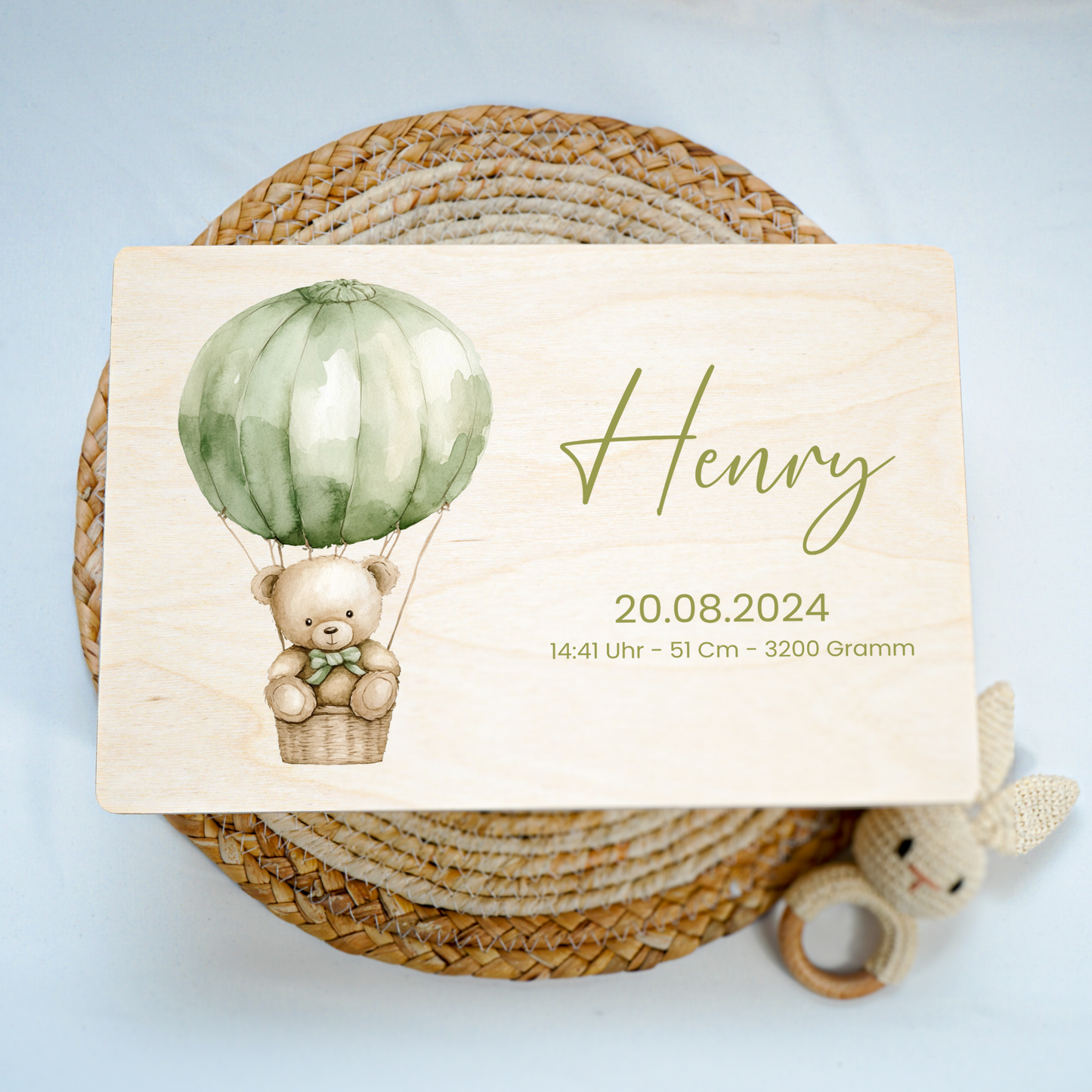 Personalized Memory Box - Baby Lion