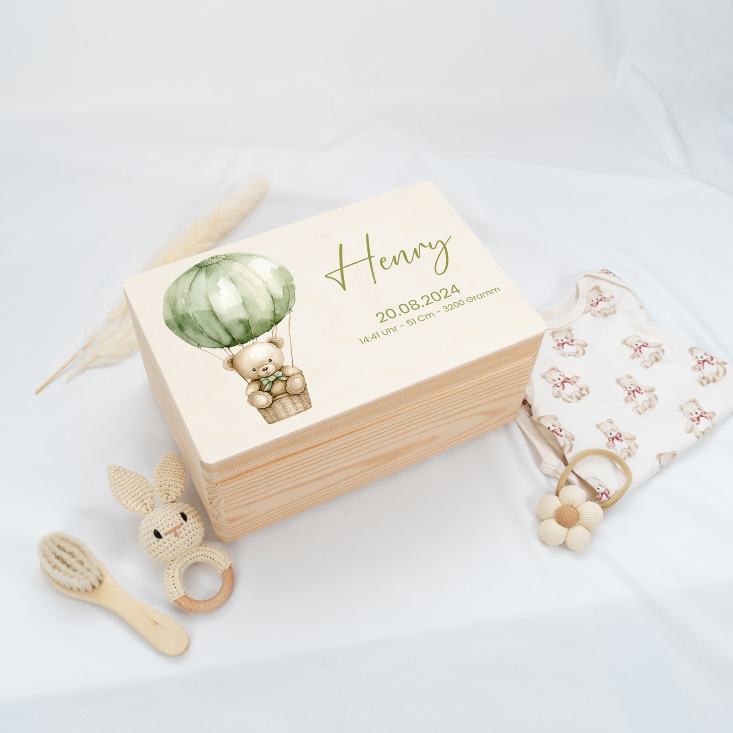 Personalized Memory Box - Baby Lion