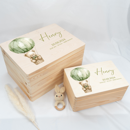 Personalized Memory Box - Baby Lion