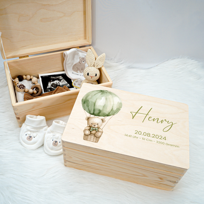 Personalized Memory Box - Baby Lion