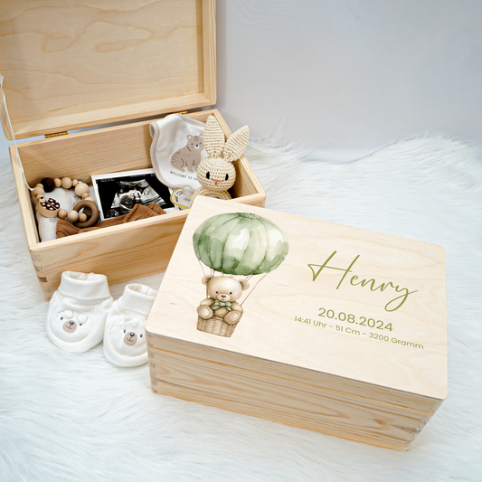 Personalized Memory Box - Baby Lion