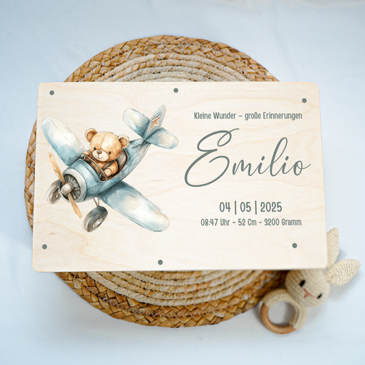 Personalized Memory Box - Baby Lion