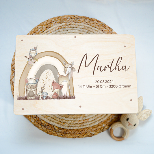Personalized Memory Box - Baby Lion