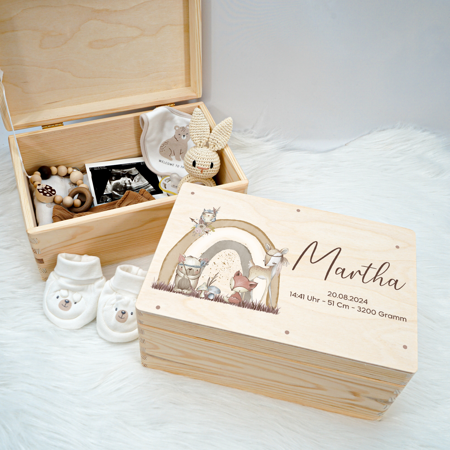 Personalized Memory Box - Baby Lion