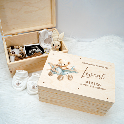 Personalized Memory Box - Baby Lion