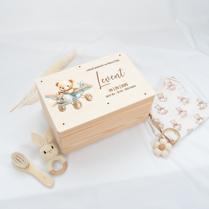 Personalized Memory Box - Baby Lion