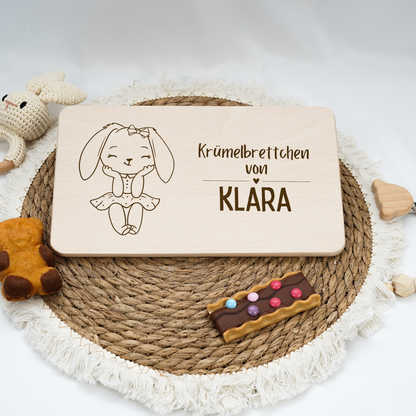Breakfast Board Personalized - Baby Deer Boy