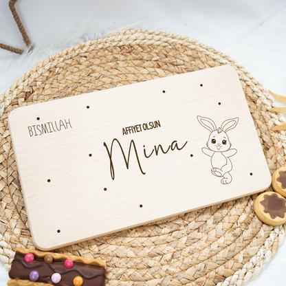 Breakfast Board Personalized - Baby Deer Boy
