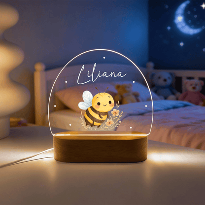 Personalized Night Lamp LED - Safari Family