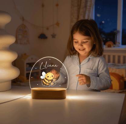 Personalized Night Lamp LED - Safari Family