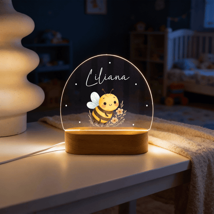 Personalized Night Lamp LED - Safari Family