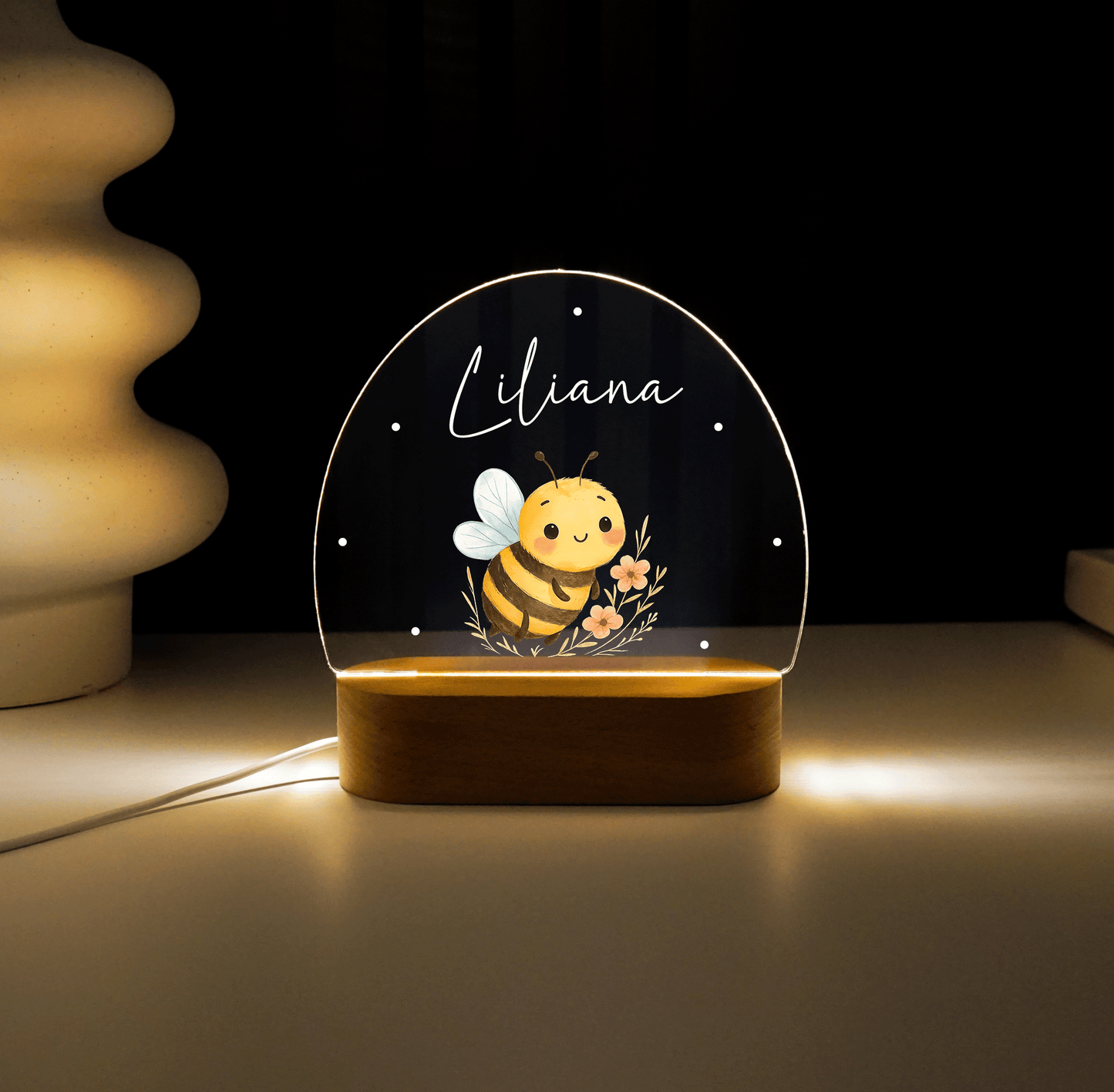 Personalized Night Lamp LED - Safari Family