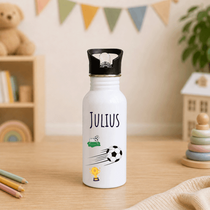 Trinkflasche personalisiert - Fußball
