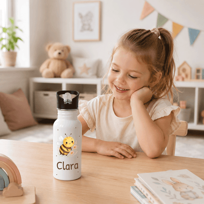 Trinkflasche personalisiert - Süße Biene