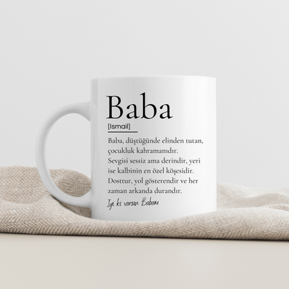 Personalisierte Tasse - Baba Definition
